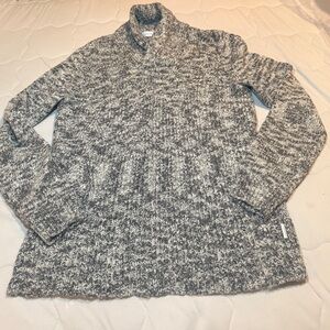 Calvin Klein Sweater Womens Large Grey Knit Sweater Sz XL NWOT